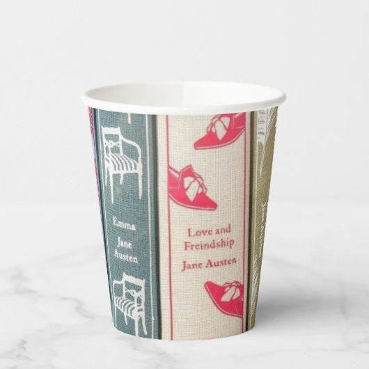 Jane Austen Romane Pappbecher (Links)