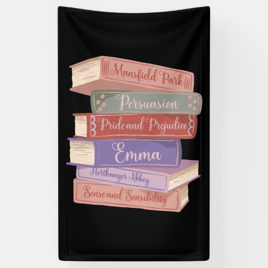 Jane Austen Romane V Banner (Vertikal)