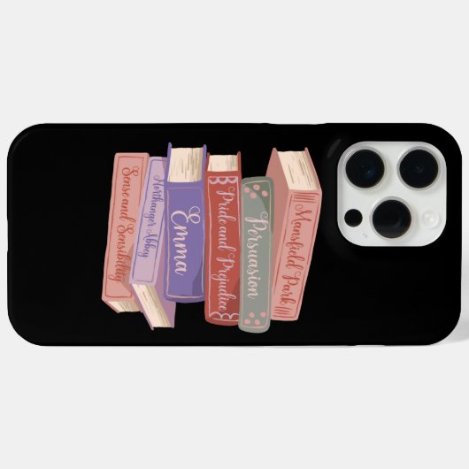 Jane Austen Romane V Case-Mate iPhone Hülle (Rückseite (Horizontal))