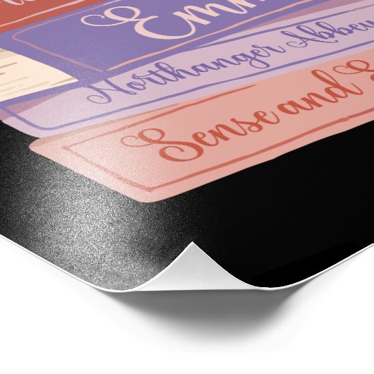Jane Austen Romane V Fotodruck (Ecke)