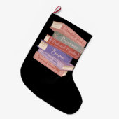 Jane Austen Romane V Großer Weihnachtsstrumpf (Vorderansicht (hängend))
