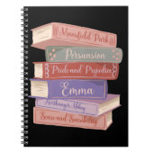 Jane Austen Romane V Notizblock (Vorderseite)