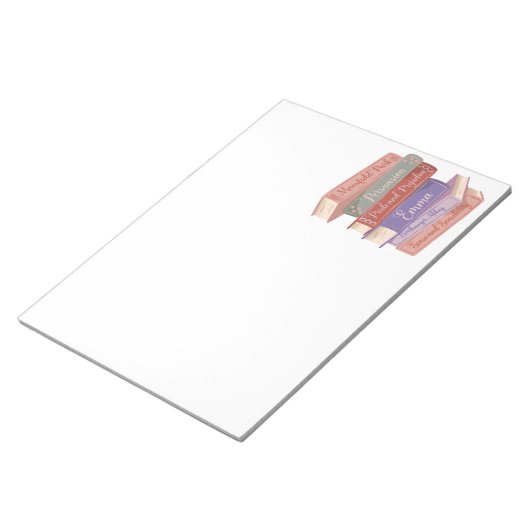 Jane Austen Romane V Notizblock (angewinkelt)