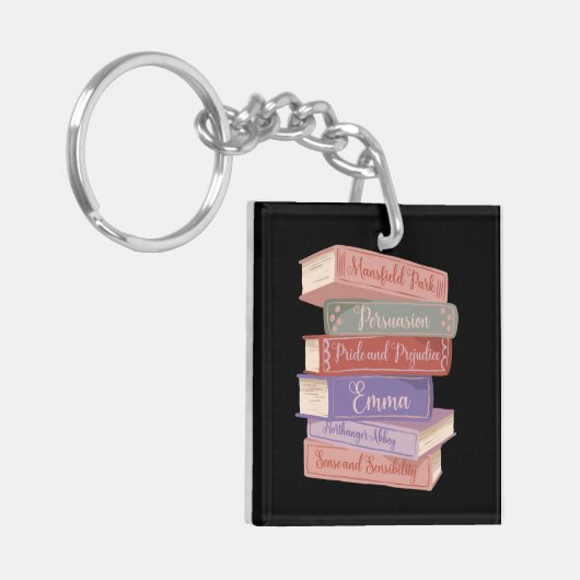 Jane Austen Romane V Schlüsselanhänger (Vorderseite links)