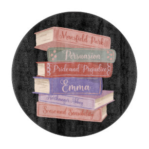 Jane Austen Romane V Schneidebrett