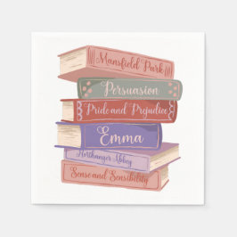 Jane Austen Romane V Serviette