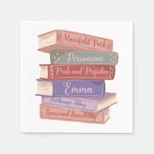 Jane Austen Romane V Serviette