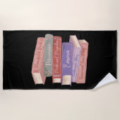 Jane Austen Romane V Strandtuch (Vorderseite)