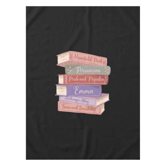 Jane Austen Romane V Tischdecke (Vorderseite)