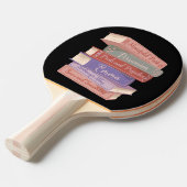 Jane Austen Romane V Tischtennis Schläger (Vorderseite)