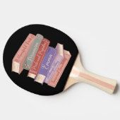 Jane Austen Romane V Tischtennis Schläger (Seitenansicht)