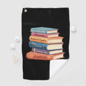 Jane Austen Romane VII Golfhandtuch (Insitu)