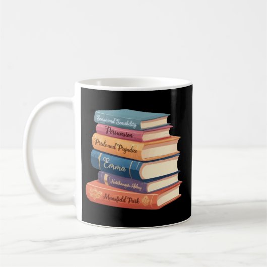 Jane Austen Romane VII Kaffeetasse (Links)