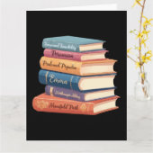 Jane Austen Romane VII Karte (Gelbe Blume)