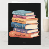 Jane Austen Romane VII Karte (Rückseite)