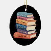 Jane Austen Romane VII Keramik Ornament (Rechts)