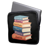 Jane Austen Romane VII Laptopschutzhülle (Vorderseite Links)