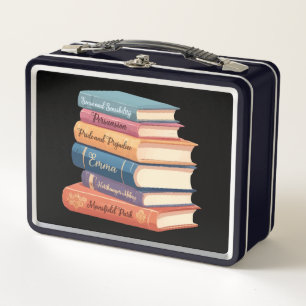 Jane Austen Romane VII Metall Brotdose
