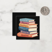 Jane Austen Romane VII Mitteilungskarte (Vorderseite/Rückseite Beispiel)