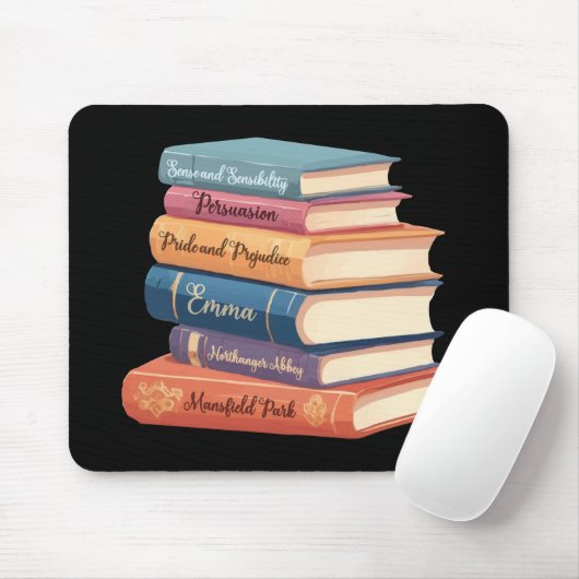 Jane Austen Romane VII Mousepad (Mit Mouse)