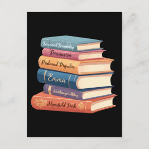Jane Austen Romane VII Postkarte
