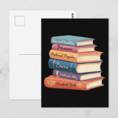 Jane Austen Romane VII Postkarte (Vorne/Hinten)