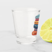 Jane Austen Romane VII Schnapsglas (Links)
