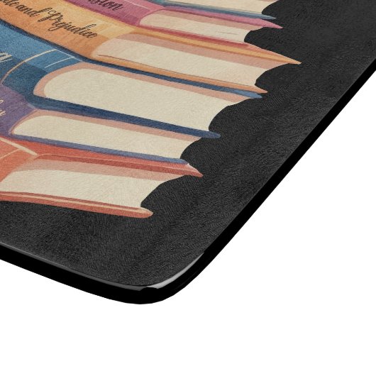 Jane Austen Romane VII Schneidebrett (Ecke)