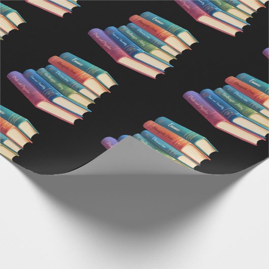 Jane Austen Romane VIII Geschenkpapier (Ecke)