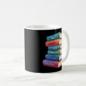 Jane Austen Romane VIII Kaffeetasse (VorderseiteRechts)