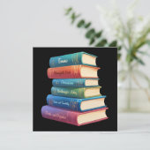 Jane Austen Romane VIII Karte (Stehend Vorderseite)