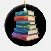 Jane Austen Romane VIII Keramik Ornament (Hinten)