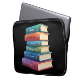 Jane Austen Romane VIII Laptopschutzhülle (Vorderseite Links)