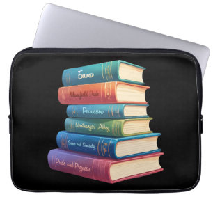 Jane Austen Romane VIII Laptopschutzhülle