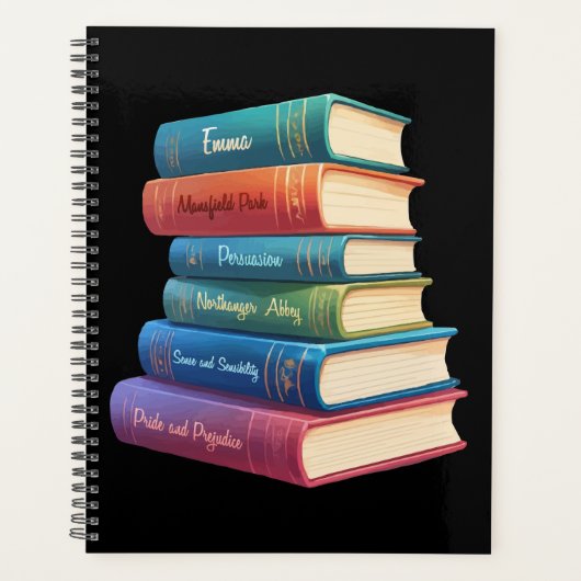 Jane Austen Romane VIII Planer (Vorderseite)