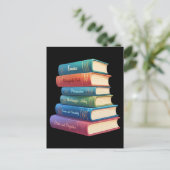 Jane Austen Romane VIII Postkarte (Stehend Vorderseite)