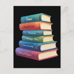 Jane Austen Romane VIII Postkarte