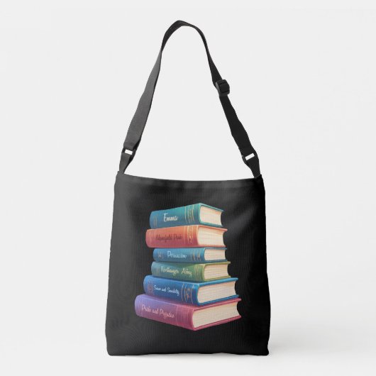 Jane Austen Romane VIII Tragetaschen Mit Langen Trägern (Rückseite)