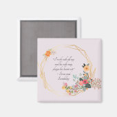 Jane Austen sarkastischer Spruch, Sense and Sensib Magnet (Vorderseite/Rückseite)