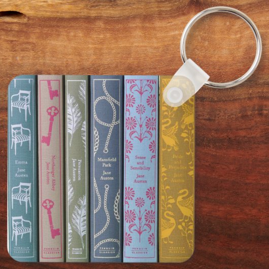 Jane Austen  Schlüsselanhänger (Rückseite)