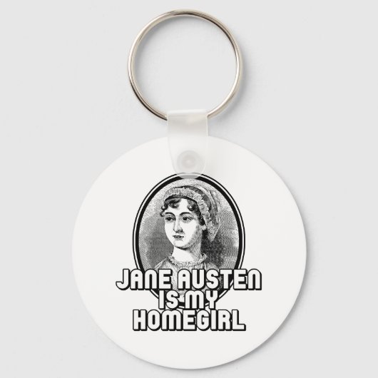 Jane Austen Schlüsselanhänger (Vorderseite)
