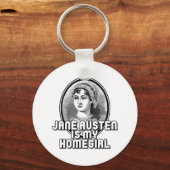Jane Austen Schlüsselanhänger (Vorderseite)