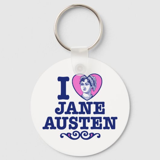 Jane Austen Schlüsselanhänger (Vorderseite)