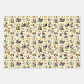 Jane Austen Set von Wrapping Paper Geschenkpapier Set (Vorderseite 3)