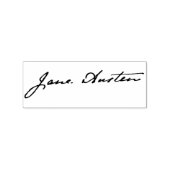Jane Austen Signature Gummistempel (Prägung)