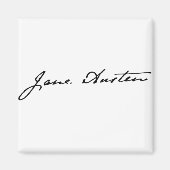 Jane Austen Signature Magnet (Vorne)