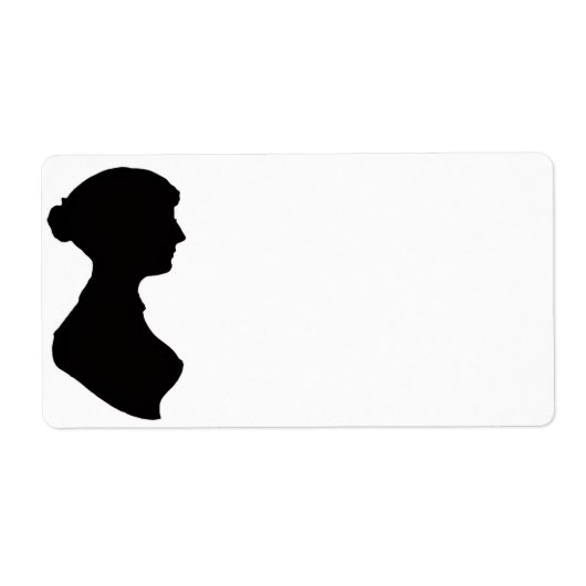 Jane-Austen-Silhouette (Vorne)