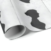 Jane Austen Silhouette Geschenkpapier (Rolleneckpunkt)