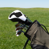 Jane-Austen-Silhouette Golf Headcover (In SItu)