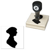 Jane-Austen-Silhouette Gummistempel (Stempel)